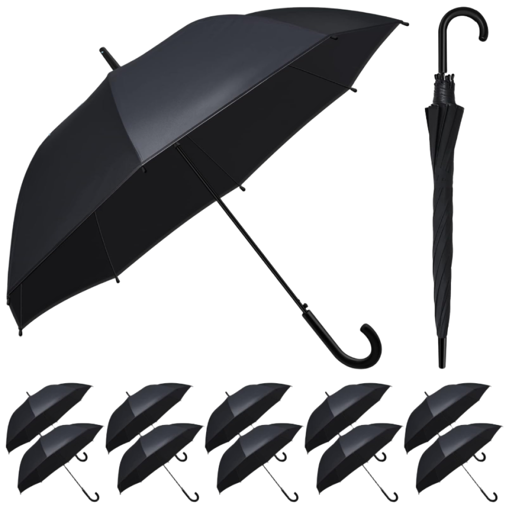 BESTCOMPANY 튼튼한 검정 비닐 우산 편의점 행사 판촉 비치용 10개 27,340원