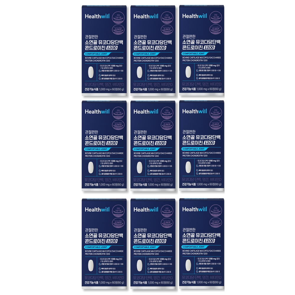 [1+1] 소연골 뮤코다당 콘드로이친 1200 60정+60정, 9개, 60정 125,000원