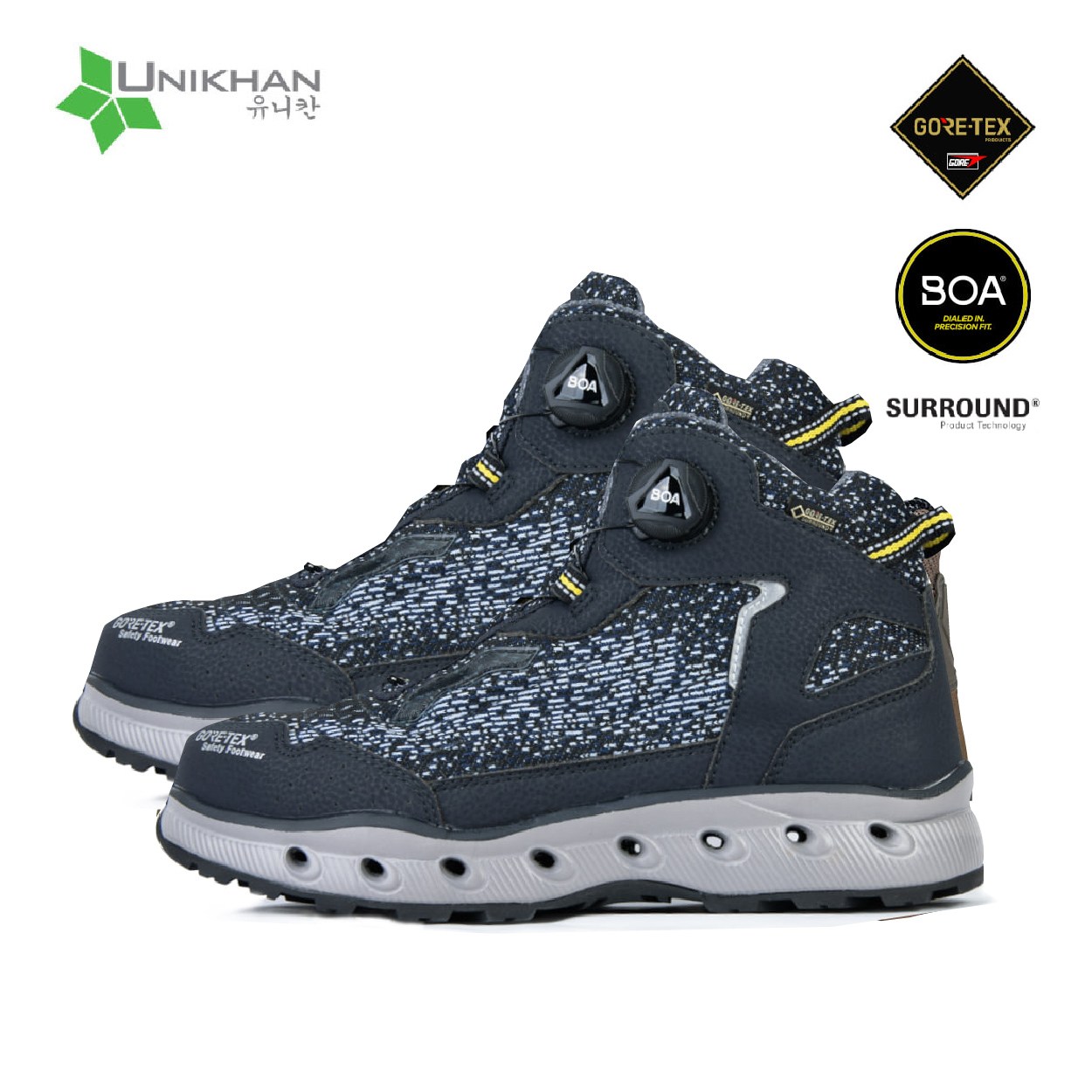 유니칸 6인치 UK-S61 보통안전용 2등급 미끄럼방지 안전화 238,000원