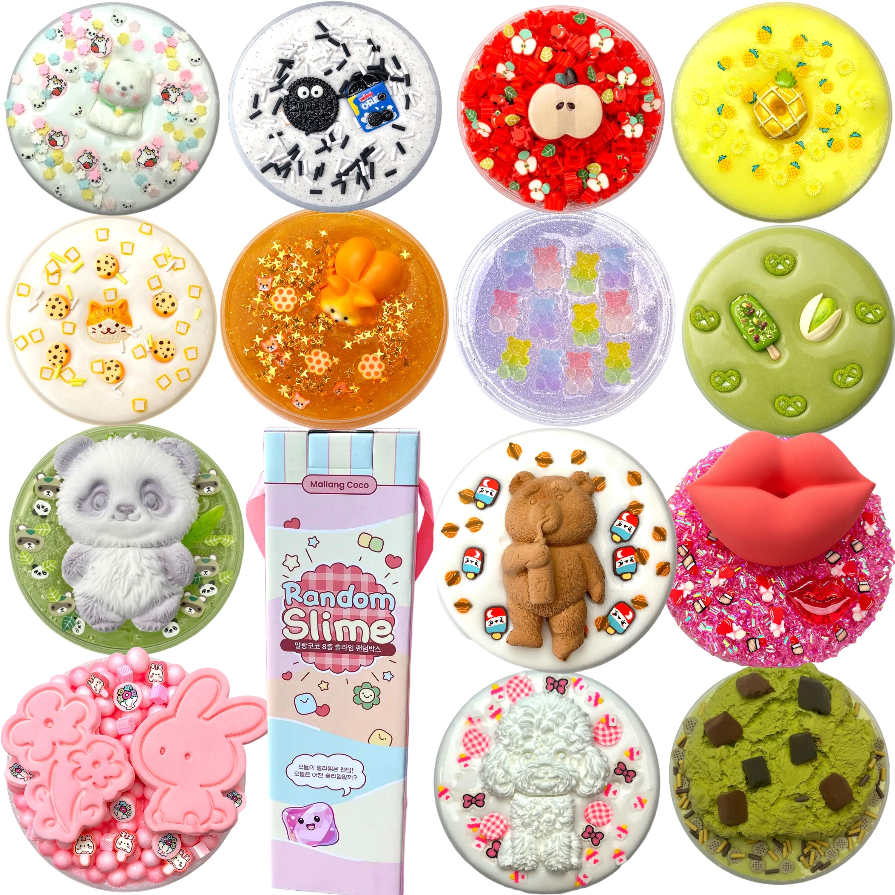 말랑코코 슬라임 8종 랜덤 박스 선물 패키지, 1개 37,400원
