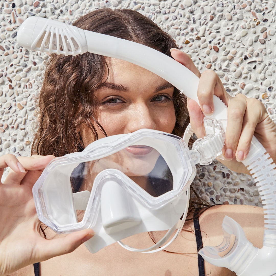 리베아르 오버뷰 스노클링 마스크 세트 프리다이빙 장비 7color 32,000원