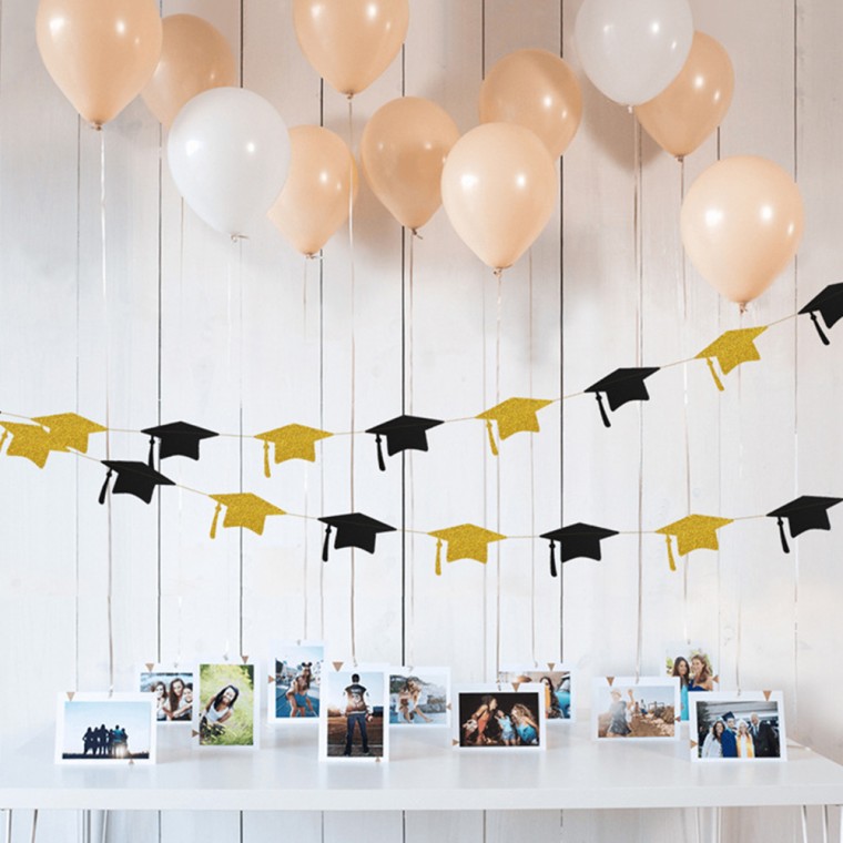 졸업가랜드 이벤트 행사 졸업식 학사모 기념 졸업파티 축하 포토존 소품 졸업선물, 1개, 졸업가랜드 4,620원