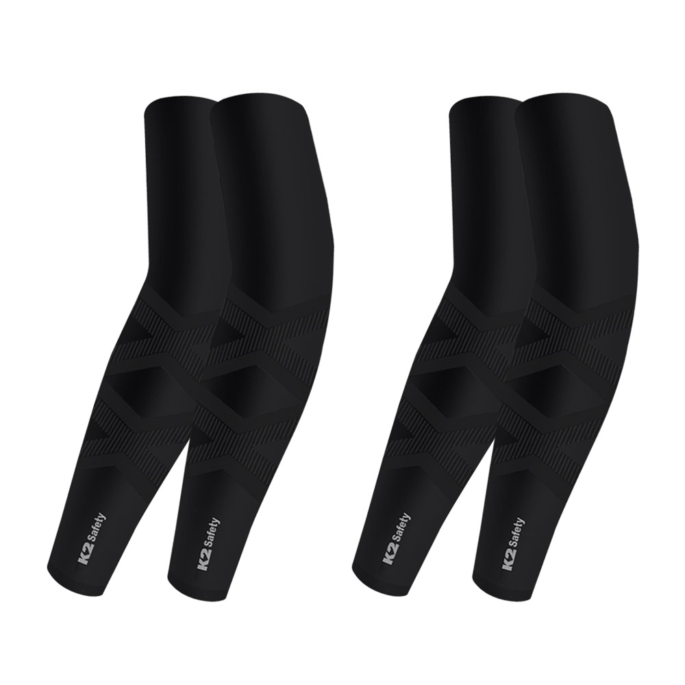 K2 safety 2x핏 쿨토시 자외선차단 팔토시 여름토시, 블랙2p+블랙2p, 1세트 13,900원