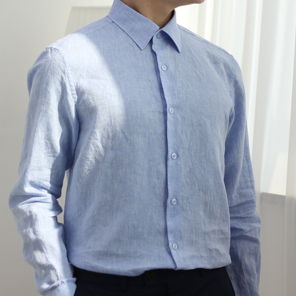 어셔츠 린넨 마 100% 남자 셔츠 69,800원