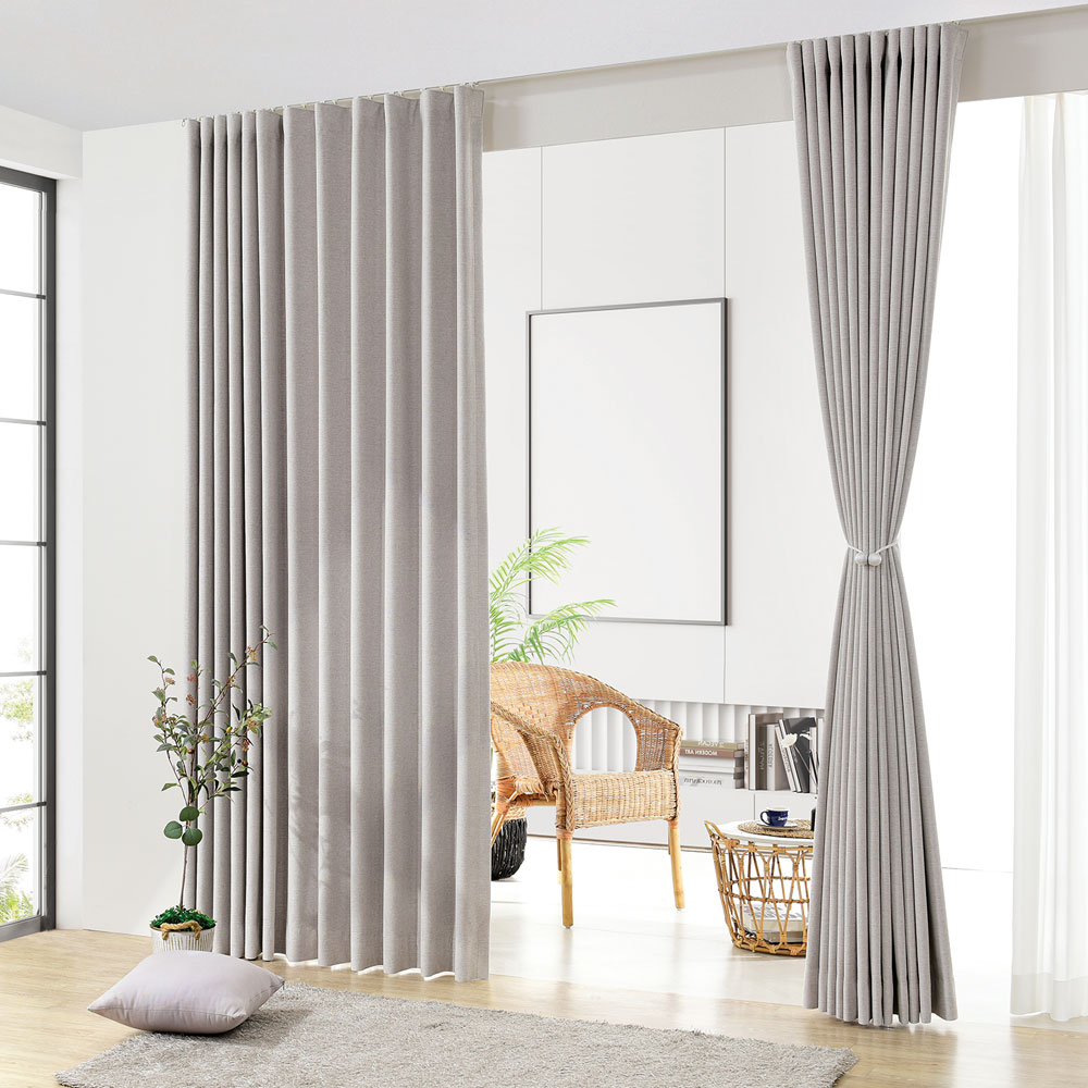 스마일데코 두꺼운 100프로 암막 형상기억커튼 2장세트 핀형 아일렛 자석끈증정 169,000원