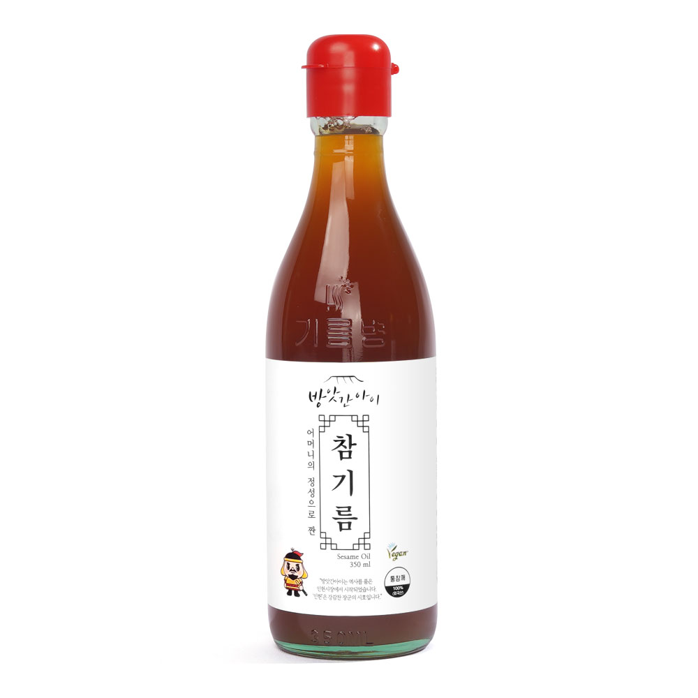 방앗간아이 고소한 HACCP인증 비건참기름 350ml 100%통참깨, 1개, 350ml 11,800원