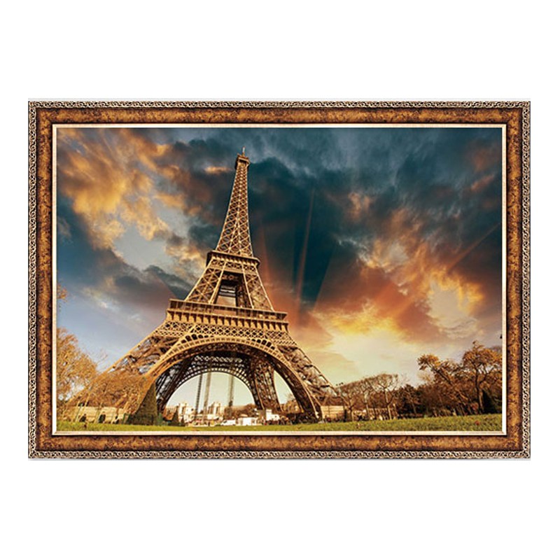 1000피스 직소퍼즐 저녁의 에펠탑 (액자옵션선택) HP1048, 1개, 퍼즐+엔틱골드 직소퍼즐액자포함, 1000조각 45,000원