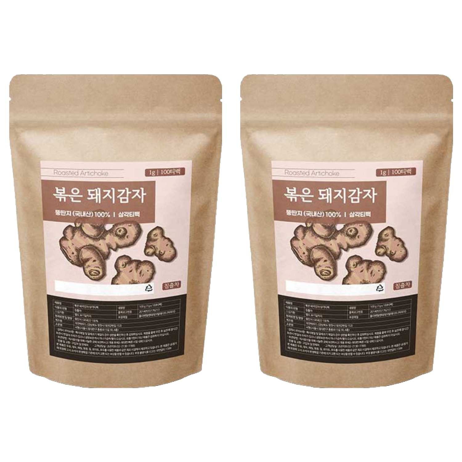 조은약초 볶은 돼지감자 삼각티백, 1g, 100개입, 2개 25,000원