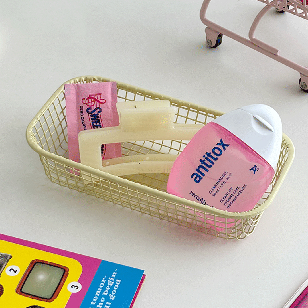 데미무드 레트로 미니 철제 바스켓, 버터, 1개 6,800원