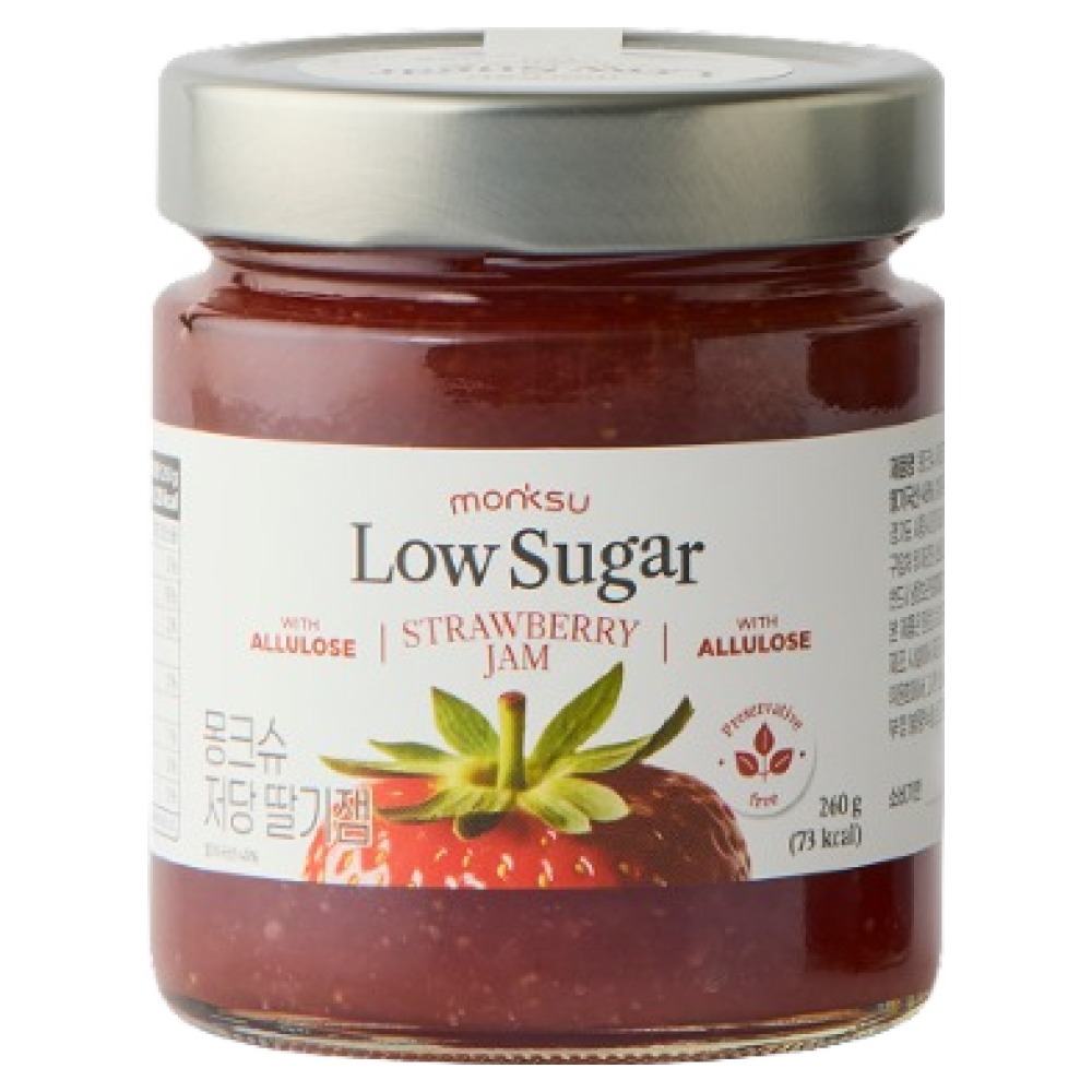 몽크슈 저당 딸기잼 with 알룰로스, 260g, 1개 7,510원