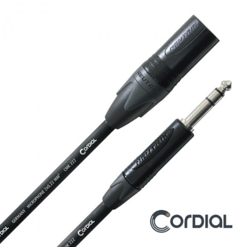 CORDIAL CPM MV XLR(수)-TRS 독일산 케이블 45,000원