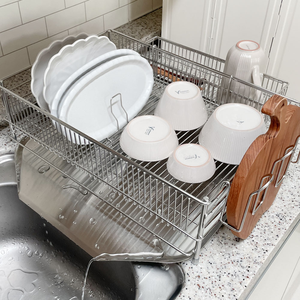 더잉 304 올스텐 물빠짐 식기건조대 1단 싱크대 설거지 그릇건조대 올인원(풀세트) 49,900원