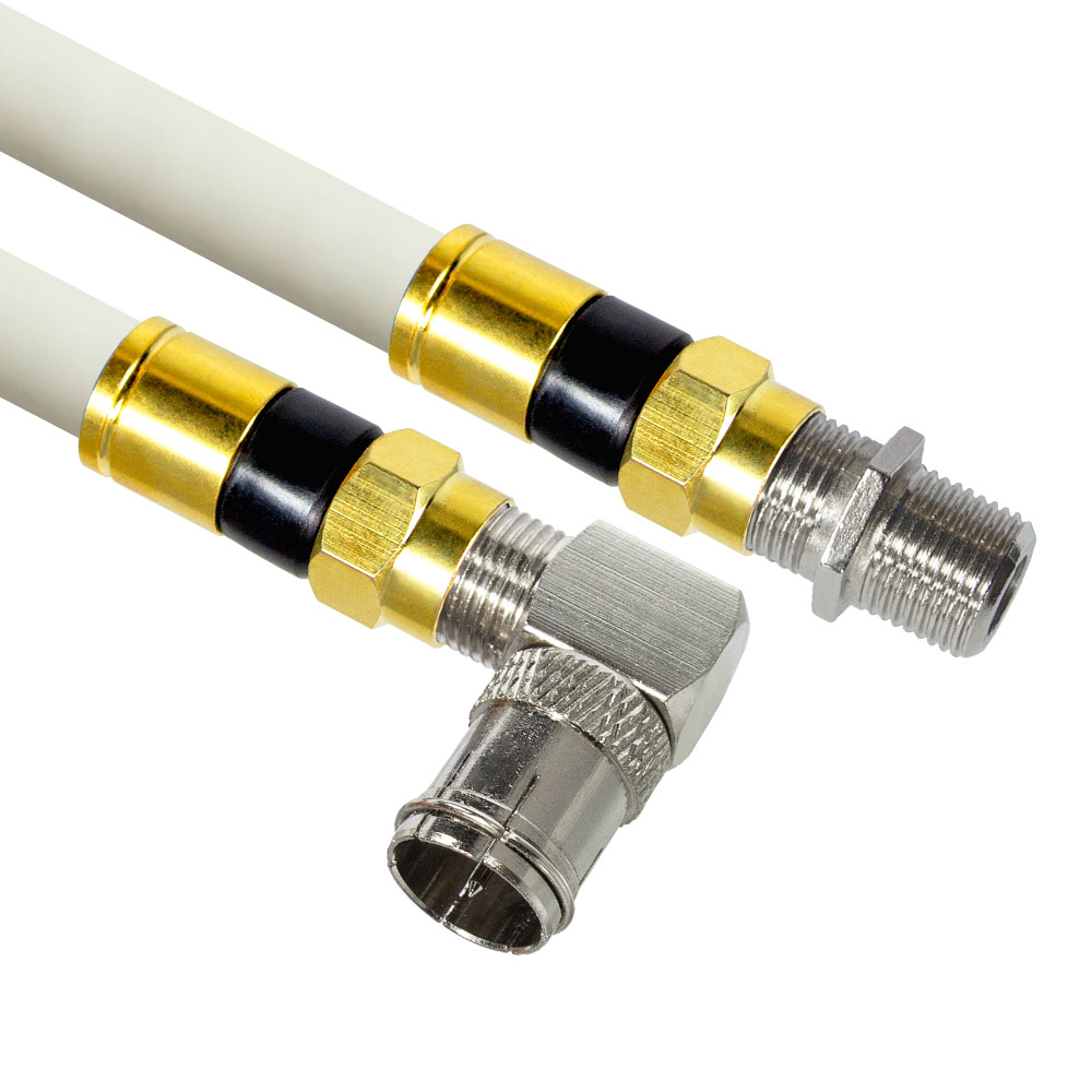 마하링크 국산 골드 고급형 RF 안테나 화이트 5C 꺾임 연장 동축 수제작 케이블 20M 41,250원