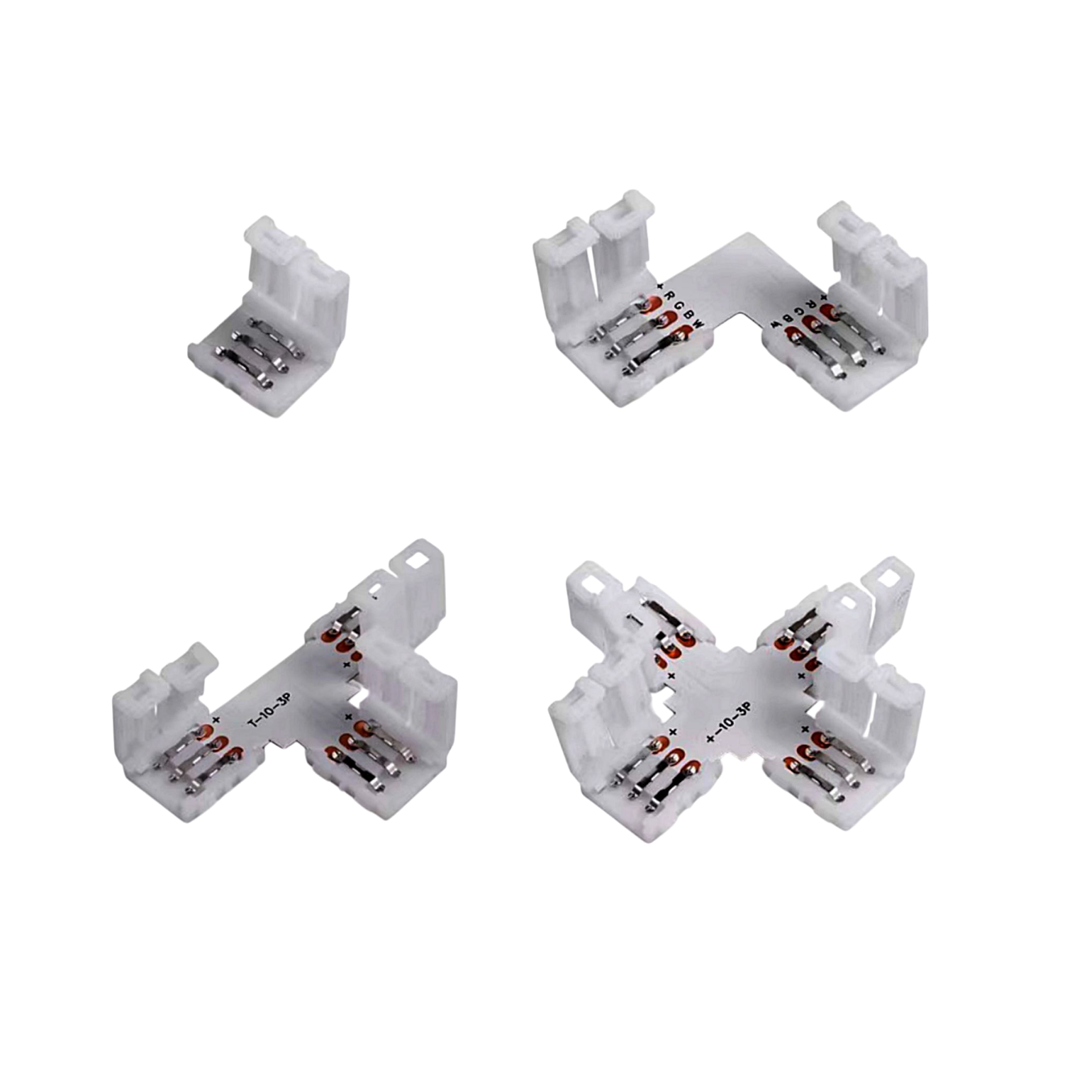 WS2812B용 LED바 연결 일체형 커넥터, 1개, 3P L자 780원