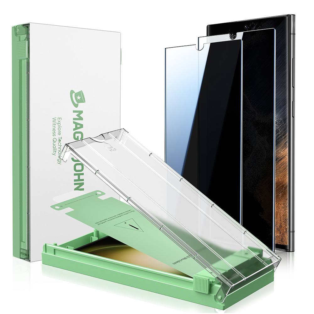 MAGIC JOHN 매직존 갤럭시 사생활보호 자가복원 AR 휴대폰 액정보호필름 강화유리 풀커버+부착키트 2매입, 1세트 28,980원