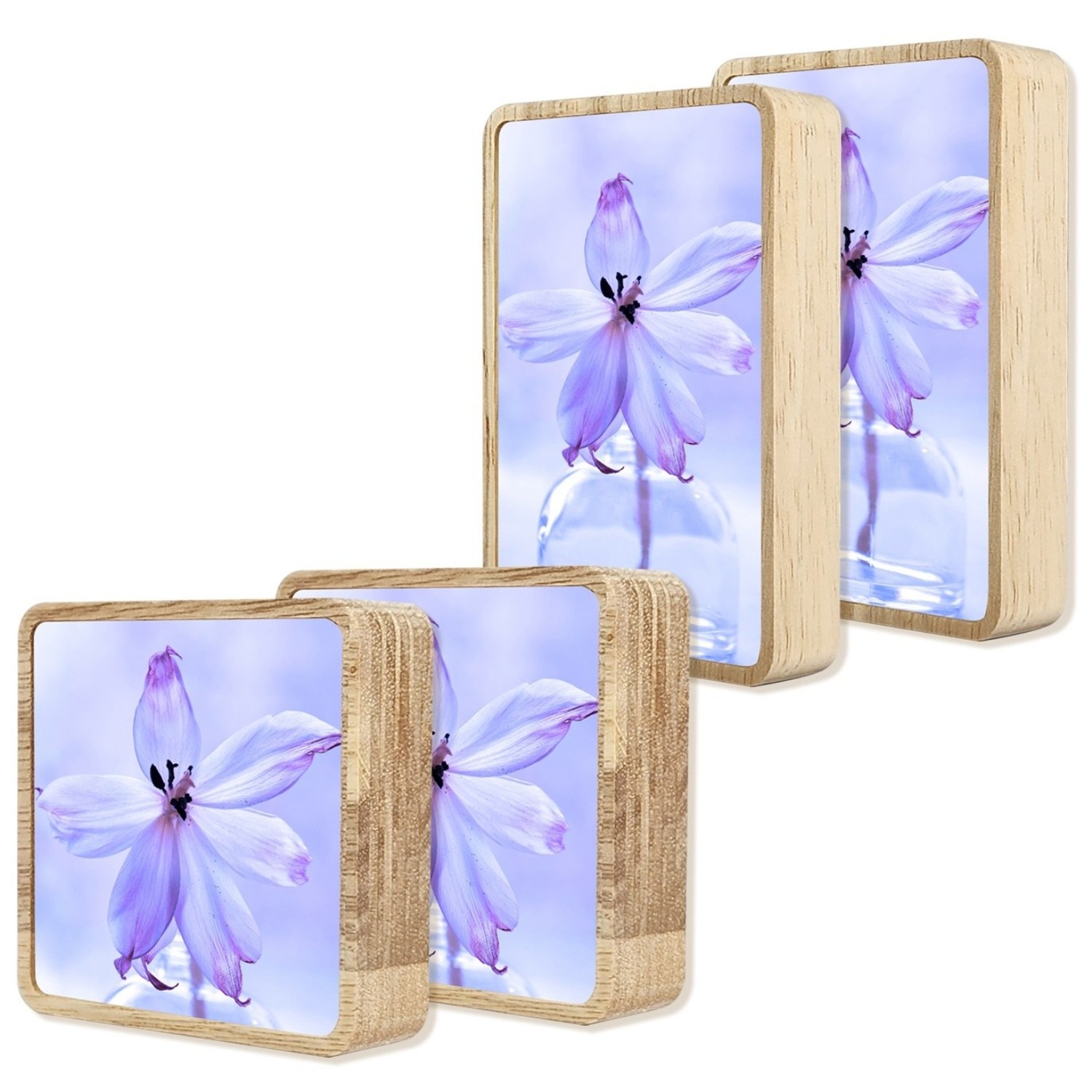 혼합 고무나무 미니액자 정사각 직사각, 1개, 고무나무(베이지) 28,900원