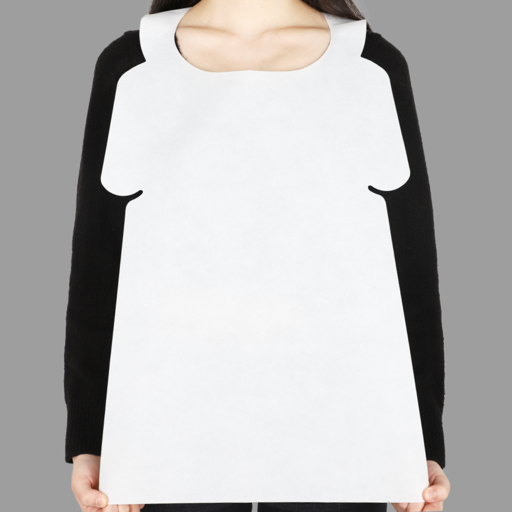 사람모양 일회용 위생 앞치마 500매 슬림형  W타입 화이트 1박스 식당 손님용 27,000원