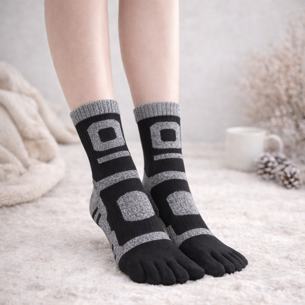 셀마운틴 여자 발가락양말 겨울 두꺼운 쿠션 스포츠 5켤레 18,900원