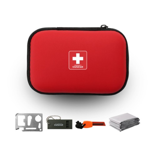 32445-생존키트 A형(5종) /호루라기 파이어스틱 은박담요 재해대비 등산 낚시 야외활동 차량구비용 8,800원