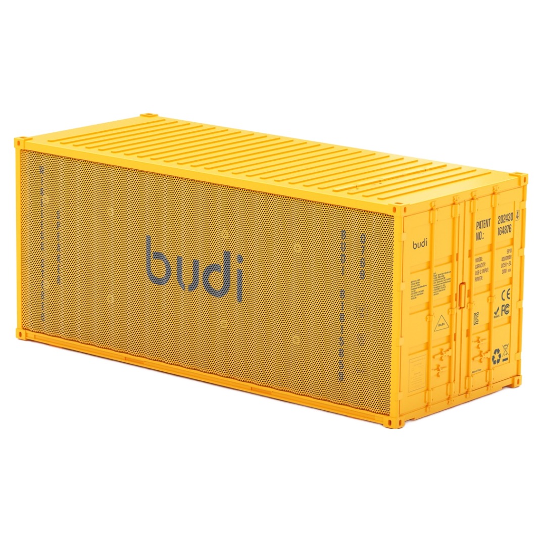 budi 컨테이너형 Hi-Fi 스테레오 블루투스 스피커, SP18Y, 옐로우, 현재가 39,800원