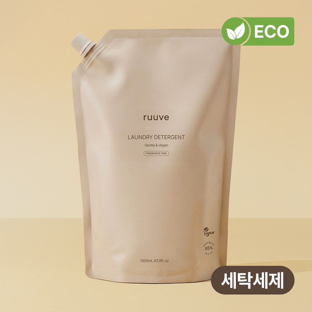 러베 세탁세제 리필, 1개, 1.3L 12,900원