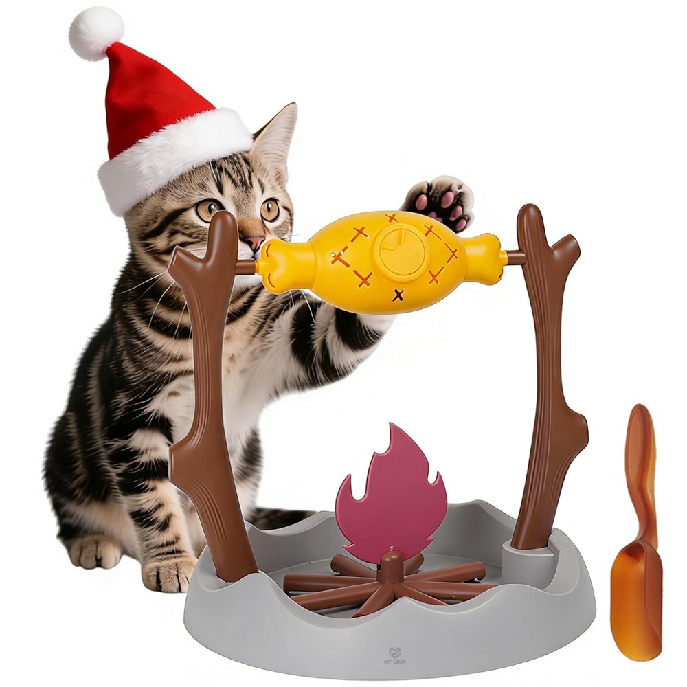 엠티링크 펫 고양이 강아지 노즈워크 통돌이 장난감 간식놀이 지능개발 먹이퍼즐 돌돌이, 바베큐당근세트, 1개, 현재가 25,900원