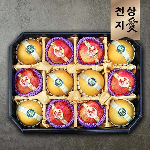 [천상지애]프리미엄 과일선물세트[상] 사과 6과 + 배 6과[5kg] 68,900원