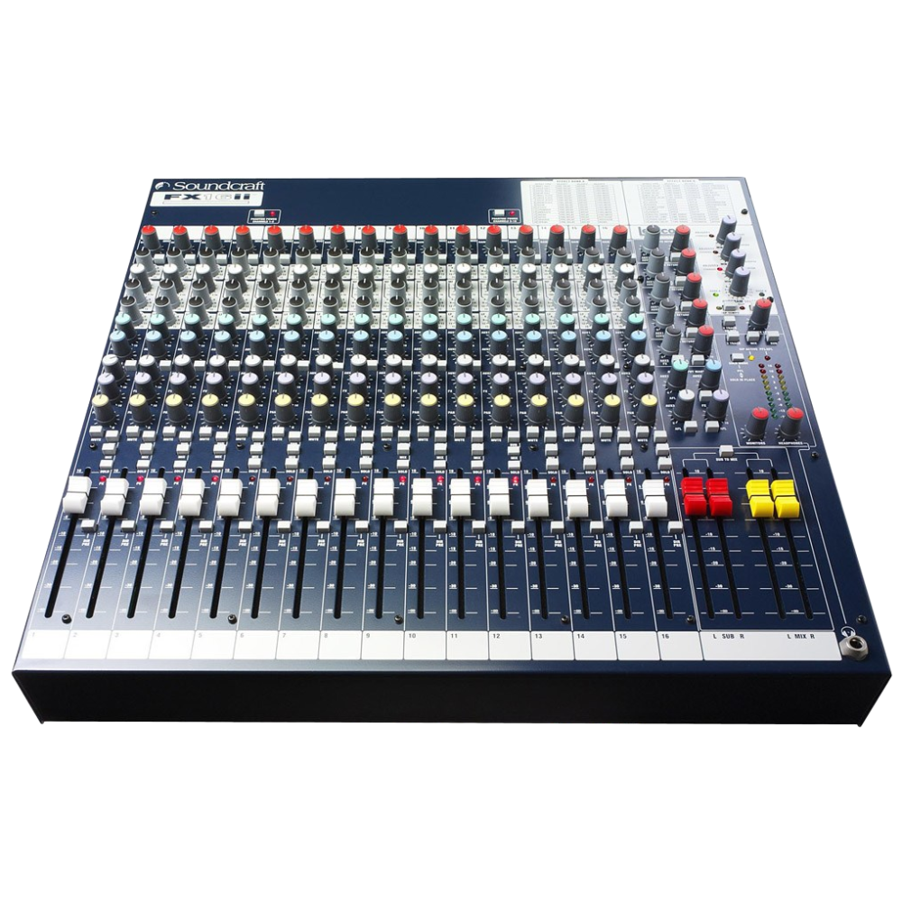 SOUNDCRAFT FX16ii / FX16ii / 사운드크래프트 / FX16ii / 16채널 /아날로그 믹서 / 다목적 콘솔 / 공연 행사 버스킹 교회음향/ 렉시콘이펙터 / 정품 1,992,290원