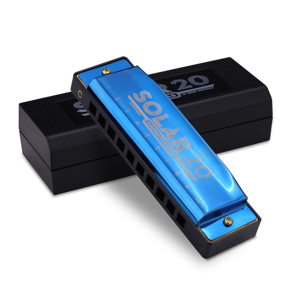 BUZOO 입문용 학습용 하모니카 10홀 하모니카 c키 10홀, 1개, 푸른 색, 10홀 14,500원