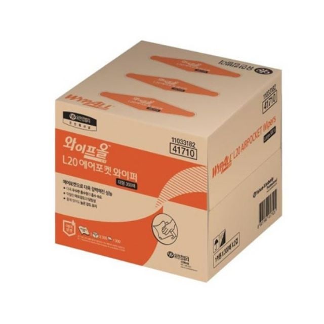 와이퍼올 L20 에어포켓 와이퍼 대형 325x430mm(2겹300매/1카톤) YK-41710(41027) som+1216hH 32,940원