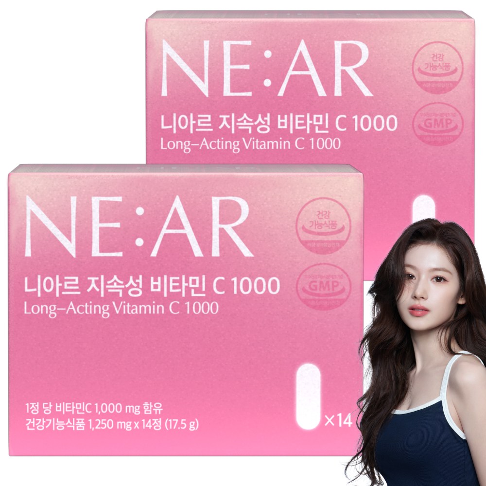 니아르 지속성 비타민 C 1000, 2박스, 14회분 57,900원