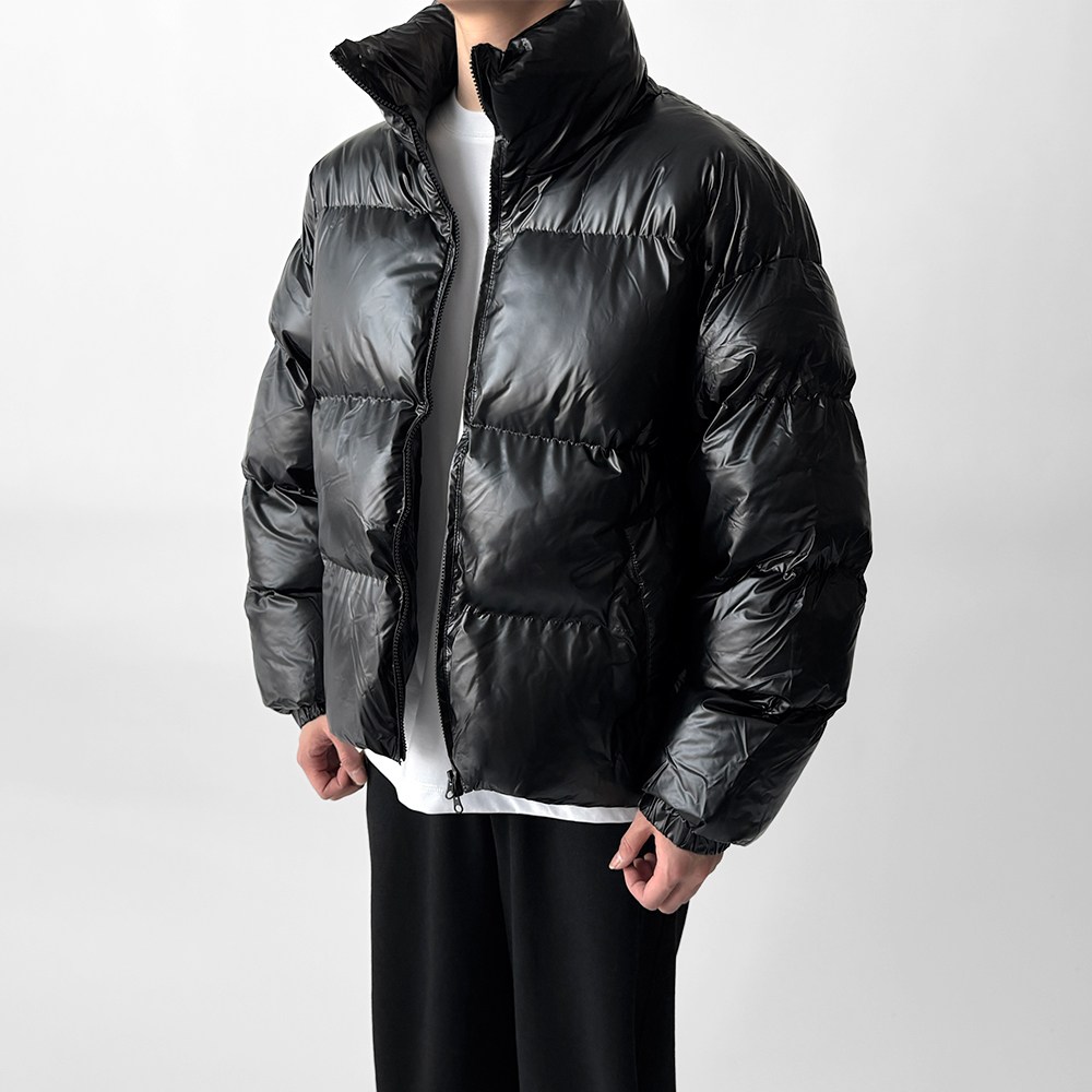 빠델 듀얼푸퍼 글로시&매트 볼륨 숏패딩 점퍼 59,800원