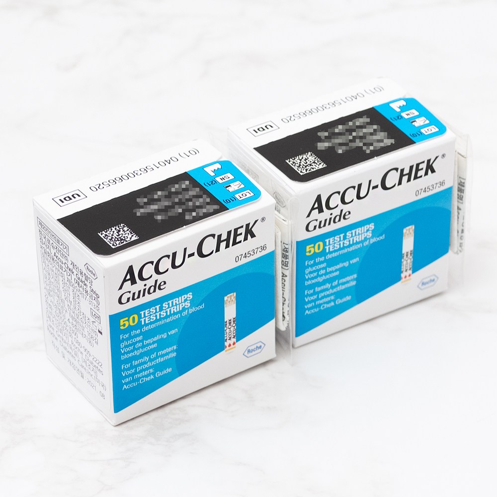 로슈 아큐첵 가이드 혈당시험지 2박스 (100매)+호환침100개+알콜솜100매, 1개, 상세 설명 참조 39,900원