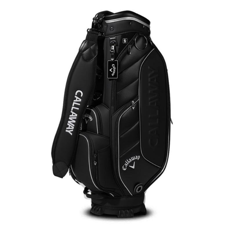 캘러웨이 정품 CG 투어 플래그쉽 고급 골프 캐디백 방수 가죽 튼튼한 골프클럽백, 투어 플래그쉽 CB 블랙 366,700원