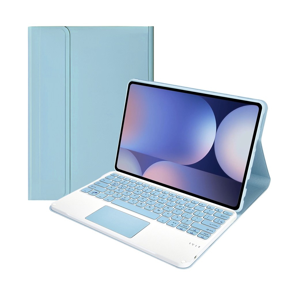 UB 아이패드 호환 터치 트랙패드 키보드 케이스 전기종 펜슬수납, 블루, 1개 53,800원