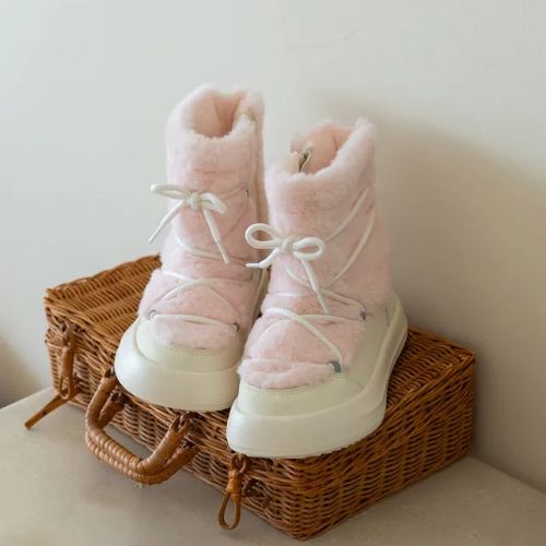 아이러브제이 페러리 퍼 스트링 부츠 79,800원