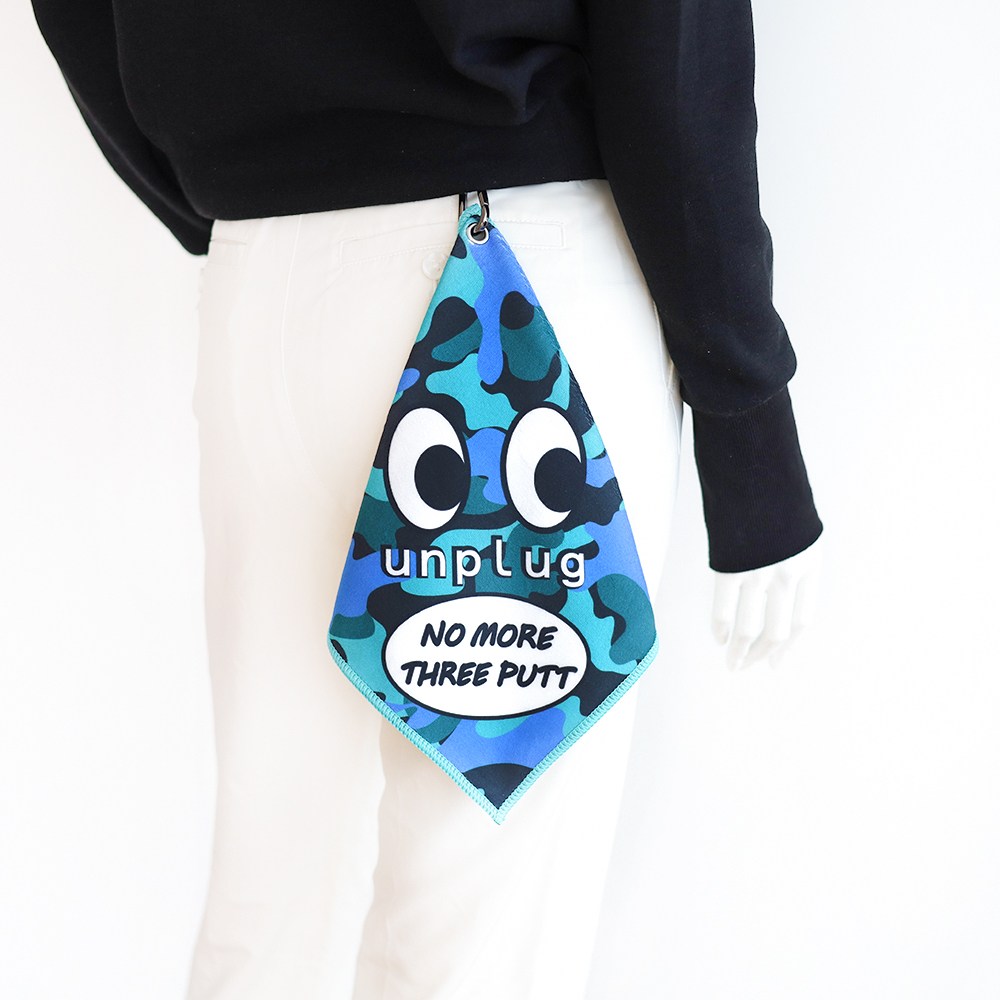 Camouflauge 골프 볼타올 수건 릴 타월 양면 극세사, GREEN, 1세트 16,800원