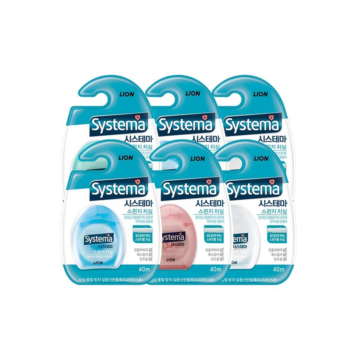 시스테마 스펀지 치실 40 m 랜덤발송 22,060원