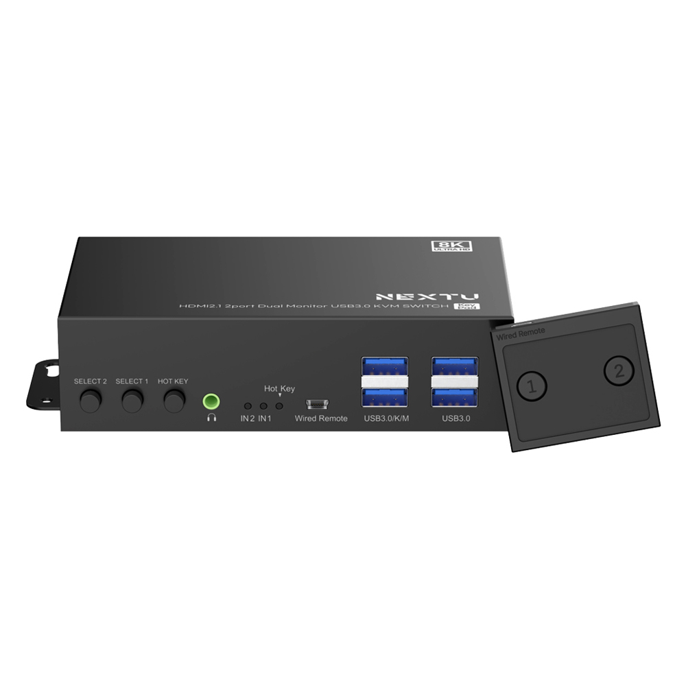 넥스트유 크이센 8K HDMI DUAL KVM 스위치 크이센, 8923KVM-DUAL8K, 1개 129,980원