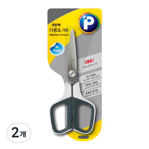 프린텍 중형 가위, 스테인레스, 2개 5,130원