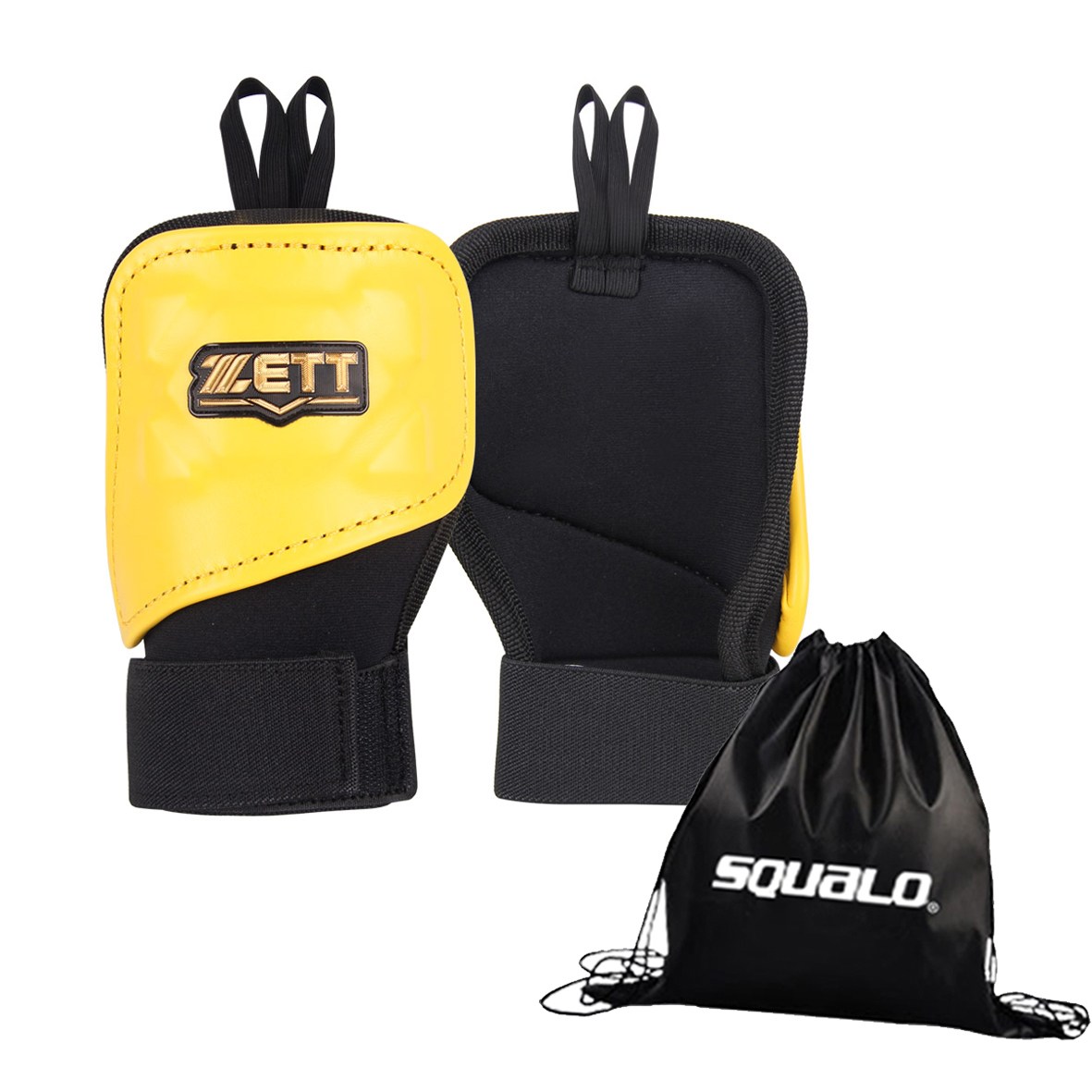 제트 손등가드 우타용 BLK-45, Yellow + SQ 가방, 1개 37,100원