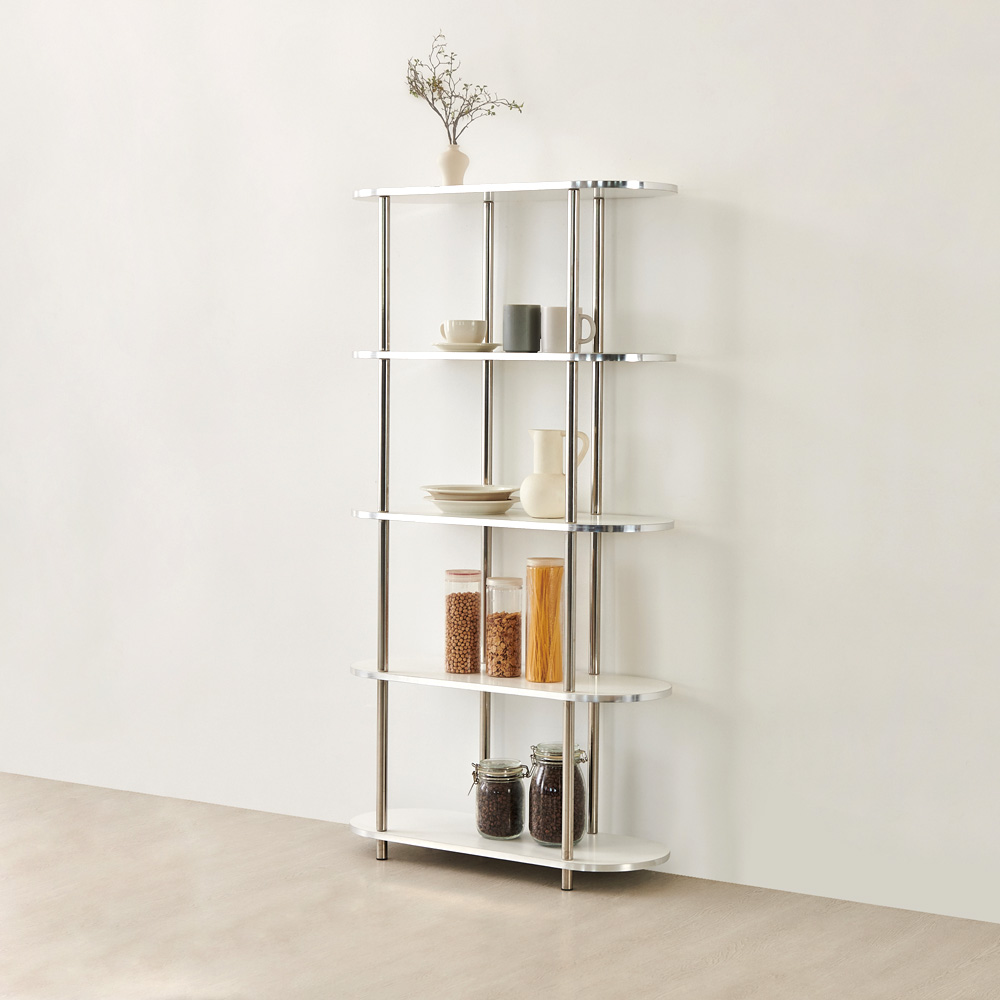 이노센트 블링 미드센츄리 모듈형 800 수납 선반장, 화이트, 5단 60,900원