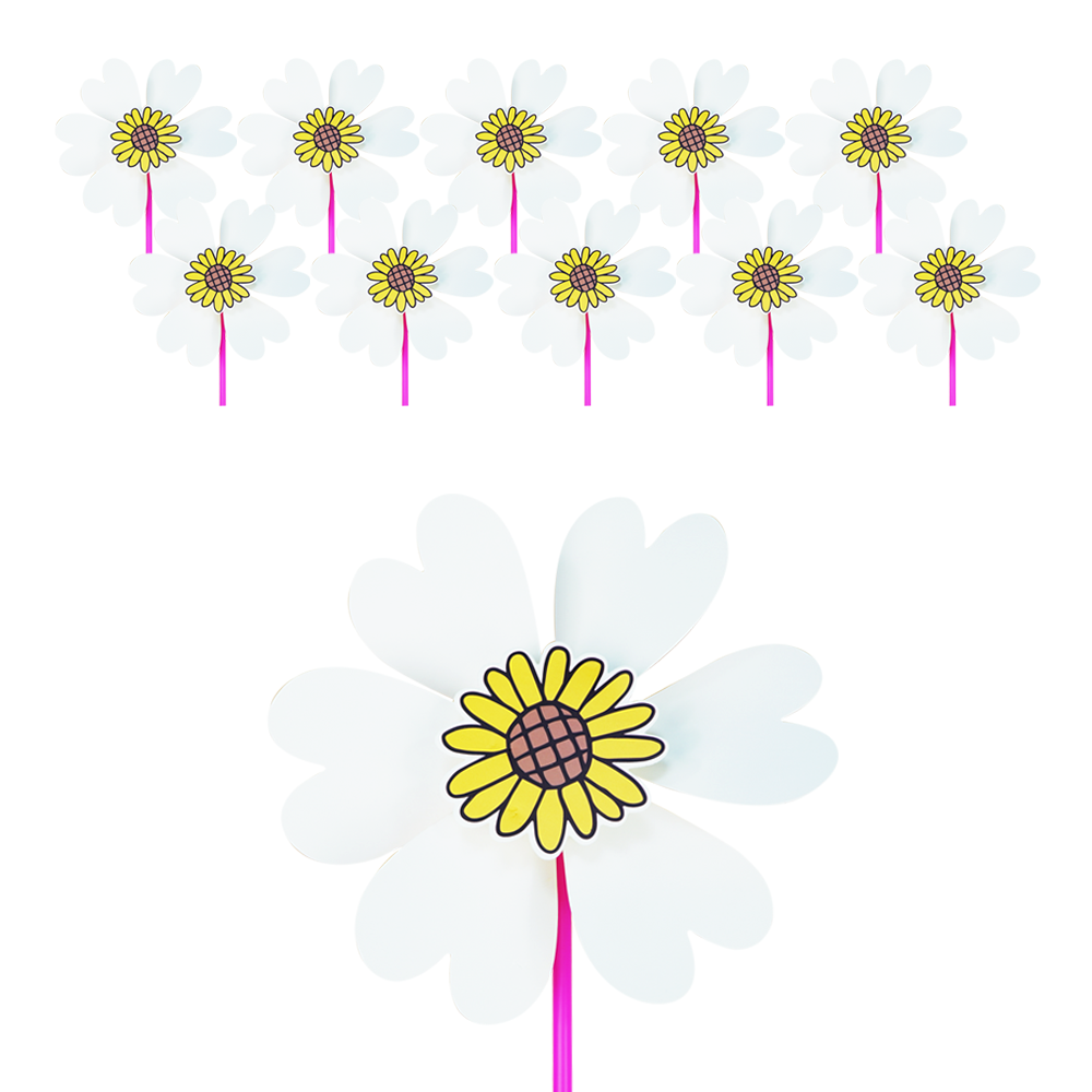 허니폼폼 해바라기 바람개비 10p, 1개 18,000원