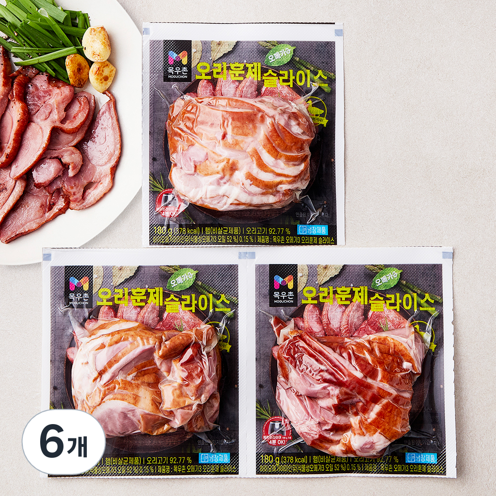 [로켓프레시] 목우촌 오메가3 오리훈제 슬라이스 19,960원
