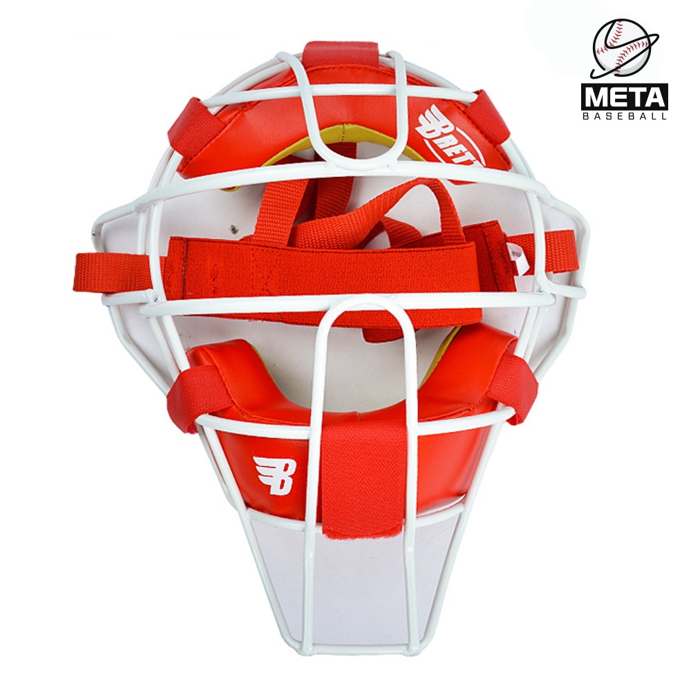 브렛 오더형 포수마스크 야구 안면보호대 레드/화이트 79,000원