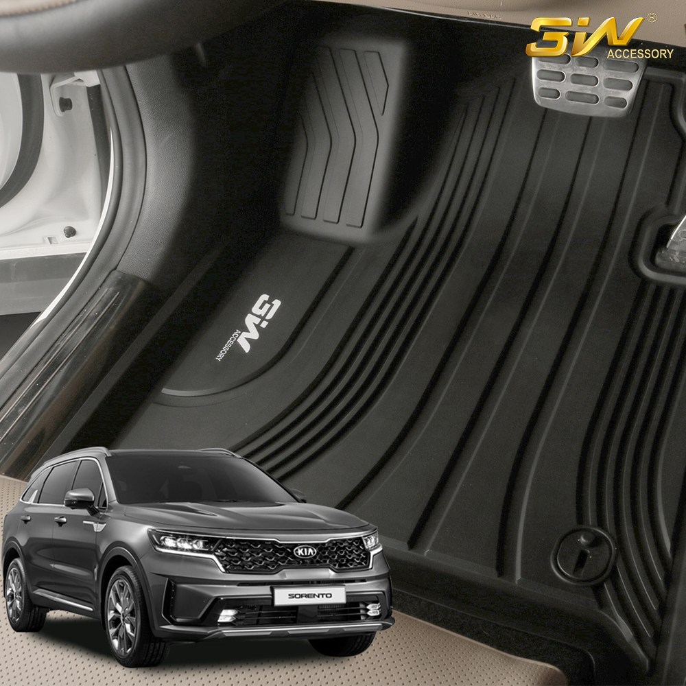 쏘렌토 MQ4 하이브리드 TPE 3D 카매트 3W 에코라이너 자동차 고무 매트 차량용 발 바닥 6D 189,000원