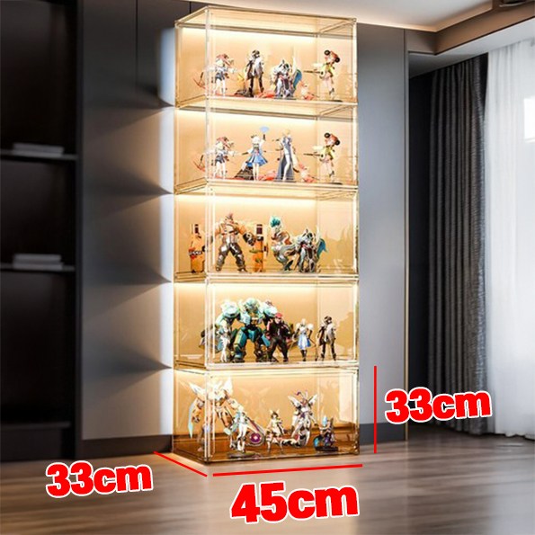 HNEED 피규어 장식장 진열장 아크릴 케이스 대형 led 조명 116,900원