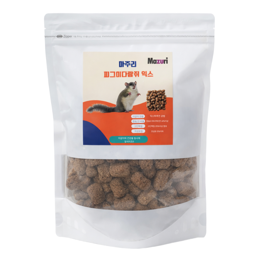 마주리 피그미다람쥐 익스 사료 11,000원