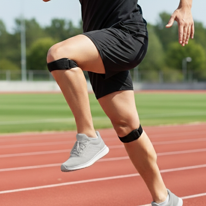 젠트핏 슬개골 무릎보호대 1+1 아대 스포스 등산 러닝 줄넘기 관절 압박밴드, 블랙, 1세트 19,800원