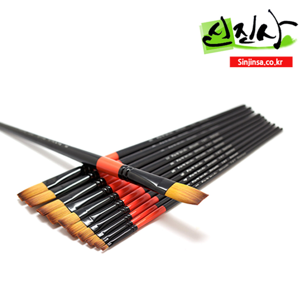 신진사 로빈 747 수채화붓 납작붓 낱개(1호-20호) 5,500원